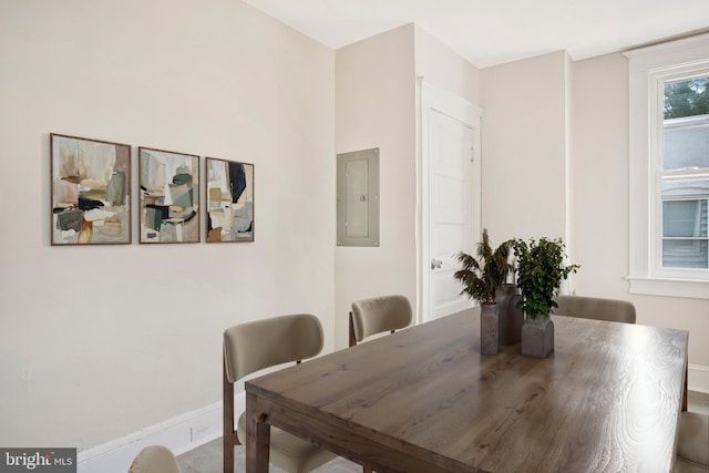 1003 Walnut Ave, Baltimore, MD 21229 - dining room with electric panel and baseboards