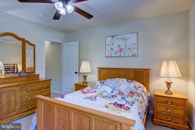 605 Byler Cir, Lebanon, PA 17042 - carpeted bedroom featuring baseboards and ceiling fan