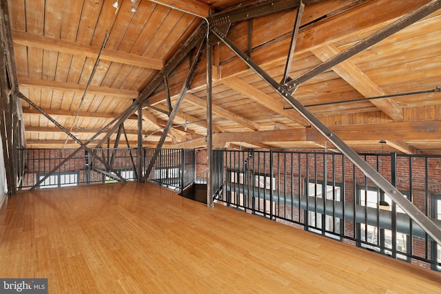 1147 N 4th St Unit 6F, Philadelphia, PA 19123 - interior space featuring wood ceiling and wood finished floors