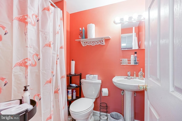 201 Morton, Rosenhayn, NJ 08352 - full bathroom featuring toilet and curtained shower