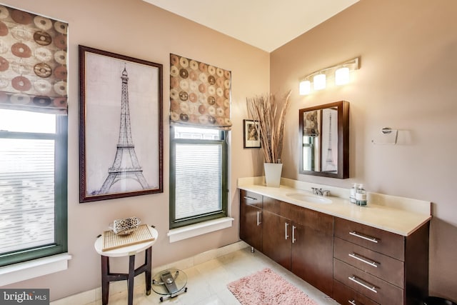 910 M St NW Unit 1022, Washington, DC 20001 - bathroom featuring vanity and baseboards