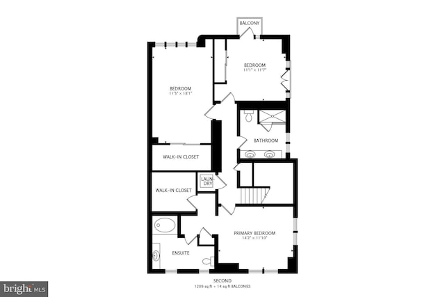 910 M St NW Unit 1022, Washington, DC 20001 - view of property floor plan
