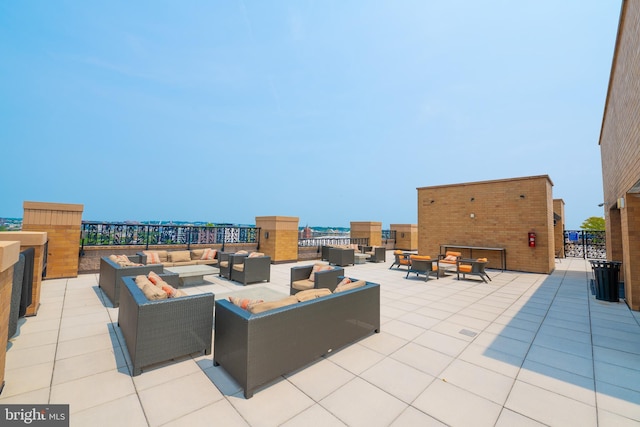 910 M St NW Unit 1022, Washington, DC 20001 - view of patio with an outdoor living space