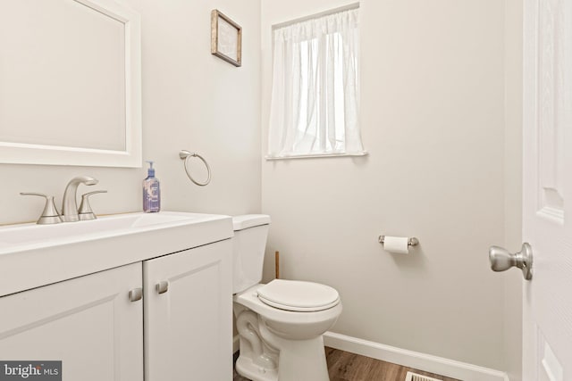 34 Swarthmore Ave, Stratford, NJ 08084 - bathroom featuring vanity and wood finished floors