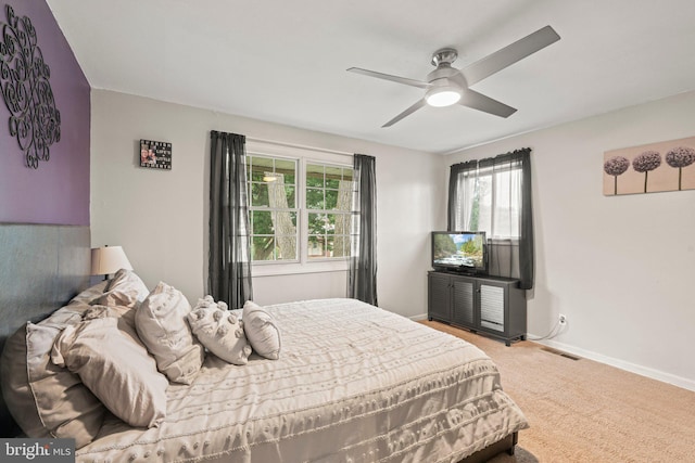 34 Swarthmore Ave, Stratford, NJ 08084 - bedroom with carpet flooring and a ceiling fan