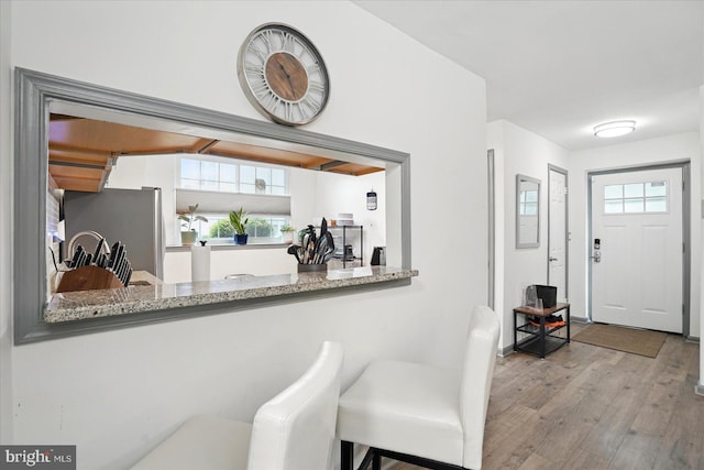 7100 Cipriano Springs Dr, Lanham, MD 20706 - dining area with wood finished floors