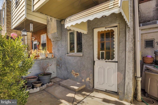 2637 S Bouvier St, Philadelphia, PA 19145 - view of exterior entry featuring stucco siding