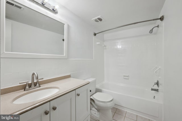 2114 Bonnywood Ln Unit 201, Silver Spring, MD 20902 - full bath with toilet, bathing tub / shower combination, vanity, tile walls, and tile patterned floors