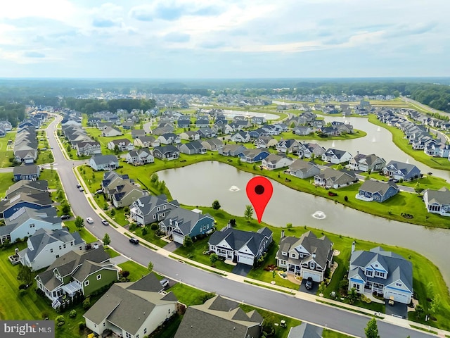 30957 Fowlers Path, Millsboro, DE 19966 - aerial perspective of suburban area with a large body of water