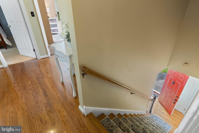 108 Partridge Way, Landenberg, PA 19350 - stairs featuring wood finished floors and healthy amount of natural light