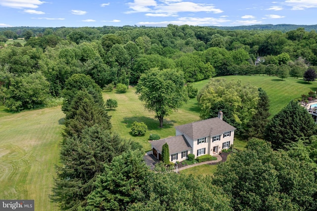 108 Partridge Way, Landenberg, PA 19350 - bird's eye view of a heavily wooded area