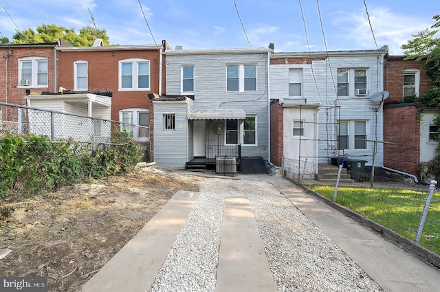 3121 Gwynns Falls Pkwy, Baltimore, MD 21216 - back of property with central air condition unit and entry steps