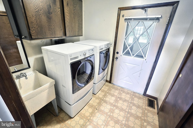 3314 Skyview Dr, Glenville, PA 17329 - laundry room with washer and dryer and cabinet space