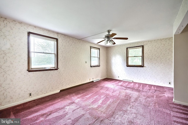 3314 Skyview Dr, Glenville, PA 17329 - unfurnished room featuring a ceiling fan and carpet