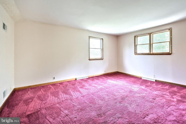3314 Skyview Dr, Glenville, PA 17329 - carpeted empty room featuring healthy amount of natural light, baseboards, and lofted ceiling