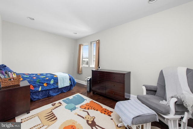 1204 S 12th St Unit O, Philadelphia, PA 19147 - bedroom featuring baseboards and wood finished floors