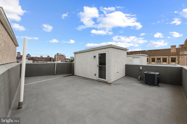 1204 S 12th St Unit O, Philadelphia, PA 19147 - view of patio with central air condition unit and a balcony