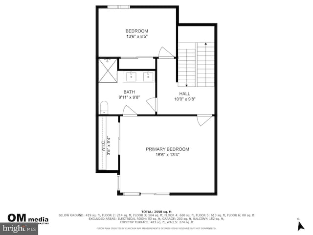 1204 S 12th St Unit O, Philadelphia, PA 19147 - floor plan / room layout