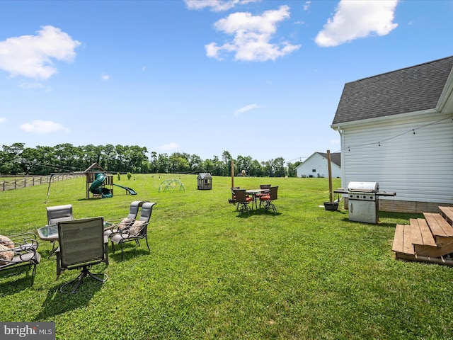215 Naples Way, Charles Town, WV 25414 - view of green lawn with a playground