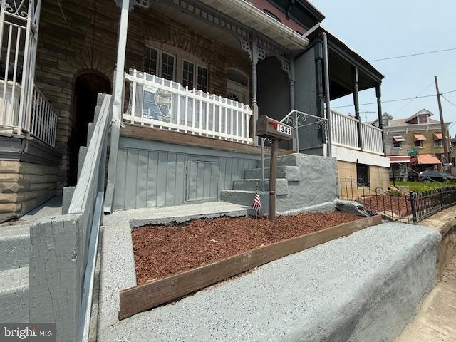 1343 Muhlenberg St, Reading, PA 19602 - view of home's exterior featuring a porch