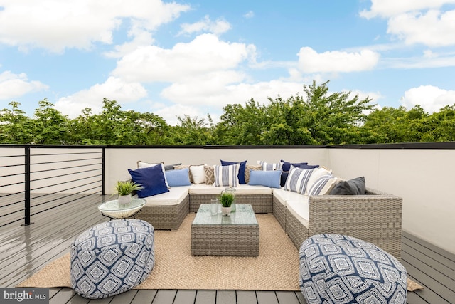 2647 41st St NW Unit 3, Washington, DC 20007 - view of patio with an outdoor living space
