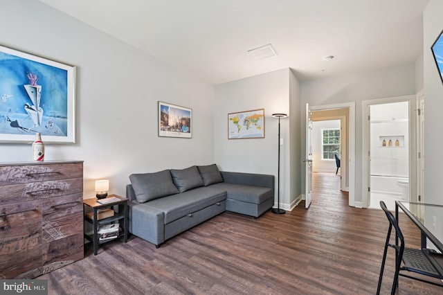 2425 Ellies Way W, Friendship, MD 21794 - living room featuring wood finished floors and baseboards