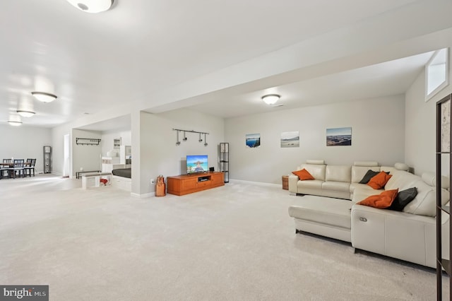 2425 Ellies Way W, Friendship, MD 21794 - carpeted living room with baseboards