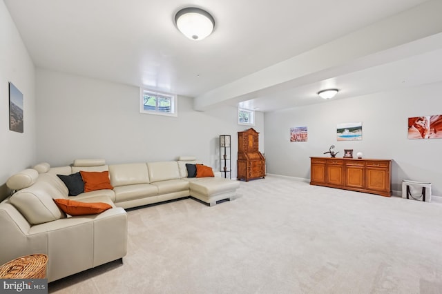 2425 Ellies Way W, Friendship, MD 21794 - living area with light carpet and baseboards