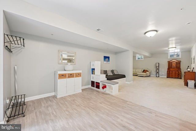 2425 Ellies Way W, Friendship, MD 21794 - playroom featuring baseboards and light wood-style floors
