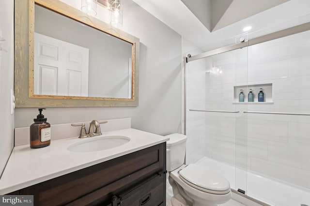 2425 Ellies Way W, Friendship, MD 21794 - full bath with toilet, a shower stall, and vanity