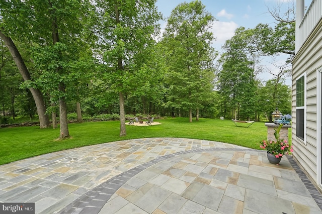 2425 Ellies Way W, Friendship, MD 21794 - view of patio / terrace featuring view of scattered trees