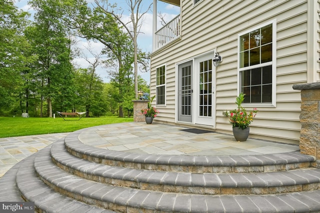 2425 Ellies Way W, Friendship, MD 21794 - view of patio / terrace featuring a balcony