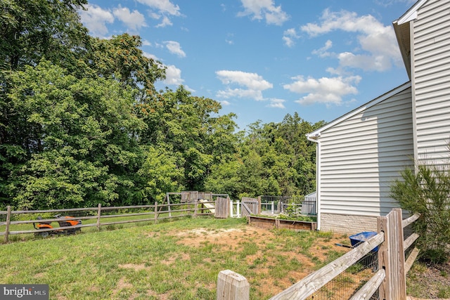 5150 Spinnaker Ln, King George, VA 22485 - view of yard featuring a vegetable garden