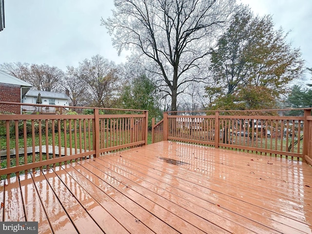 8432 Ravenswood Rd, New Carrollton, MD 20784 - view of wooden deck