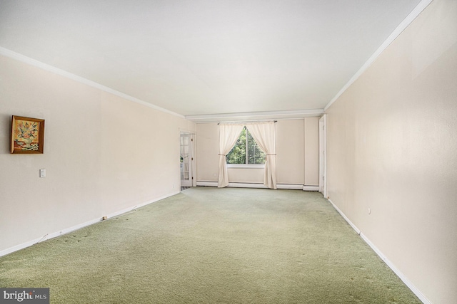 191 Presidential Blvd Unit R-204, Bala Cynwyd, PA 19004 - carpeted empty room featuring ornamental molding and baseboards