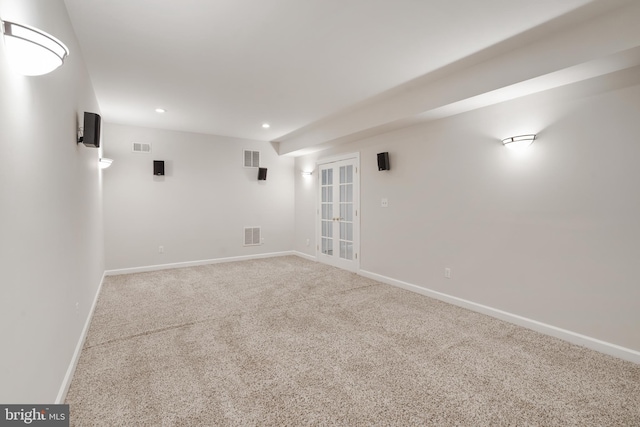 6513 Debhill Ln, Gainesville, VA 20155 - carpeted empty room featuring baseboards and recessed lighting