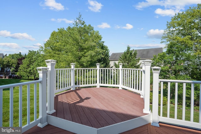 6513 Debhill Ln, Gainesville, VA 20155 - view of wooden terrace