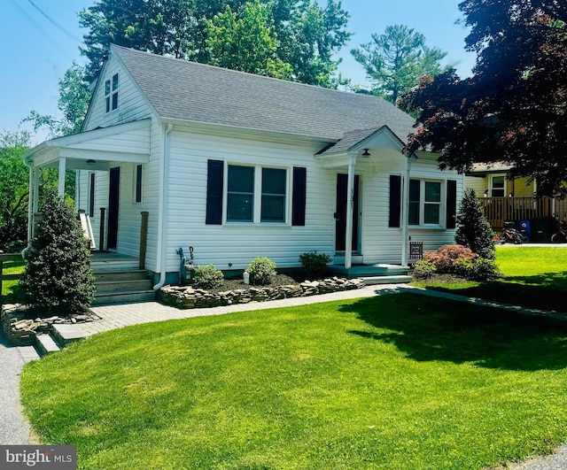 131 City View Ave, Westminster, MD 21157 - view of front facade featuring a front yard and a shingled roof