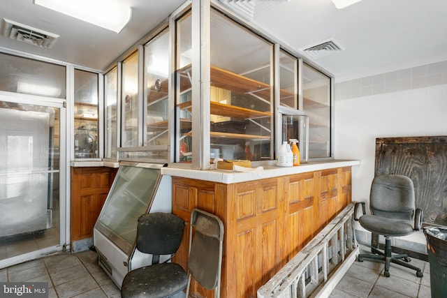 2400 Druid Hill Ave, Baltimore, MD 21217 - bar with tile patterned floors