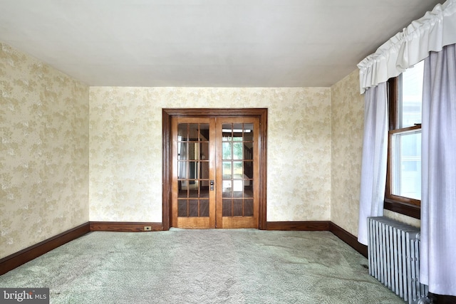 770 Baltimore St, Hanover, PA 17331 - empty room featuring radiator, carpet, and plenty of natural light