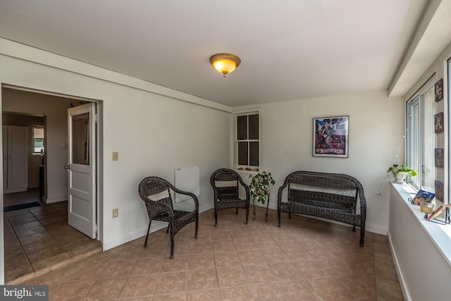1034-1040 Twin County Rd, Honey Brook, PA 19344 - sitting room with light tile patterned flooring and baseboards