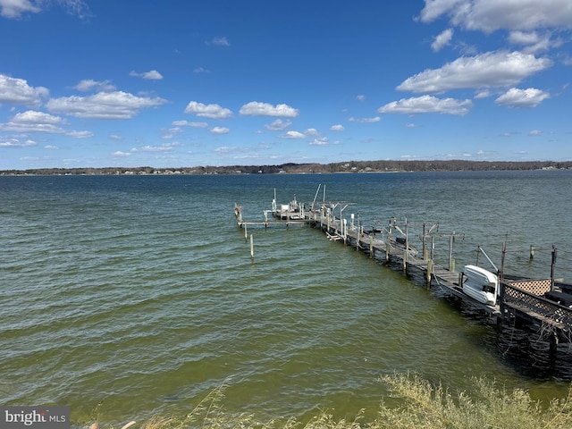 41130 Cryer Ct, Leonardtown, MD 20650 - dock area featuring a water view and boat lift
