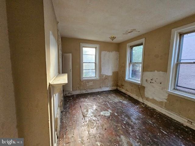 634 N 56th St, Philadelphia, PA 19131 - unfurnished living room with hardwood / wood-style floors