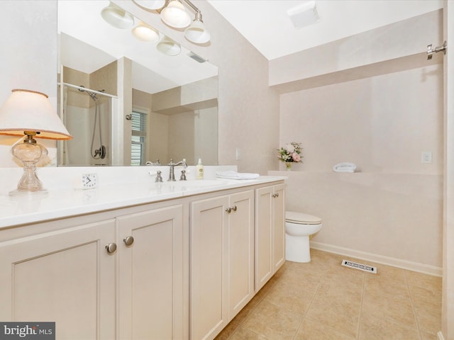 6 Stine Ct, Middletown, MD 21769 - full bathroom featuring vanity, a shower, and tile patterned flooring