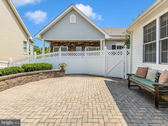 6 Stine Ct, Middletown, MD 21769 - view of patio with a gate
