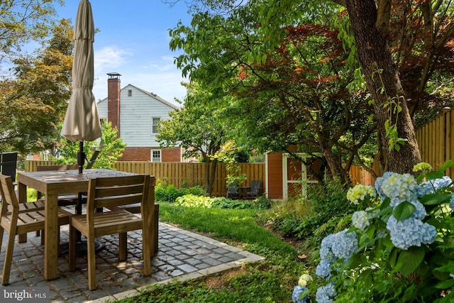 5600 11th St N, Arlington, VA 22205 - fenced backyard featuring outdoor dining area and a patio area