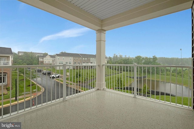 22277 Foggy Ridge Ter, Ashburn, VA 20148 - balcony featuring a water view and a residential view