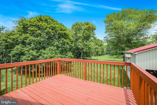 1541 Clayton Delaney Rd, Clayton, DE 19938 - view of deck