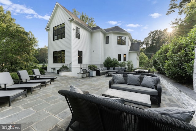717 Miller Ave, Great Falls, VA 22066 - view of patio featuring outdoor lounge area