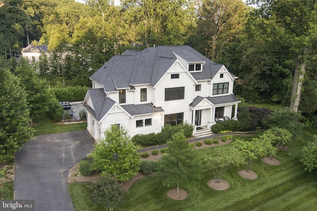 717 Miller Ave, Great Falls, VA 22066 - view of front of home featuring asphalt driveway, a shingled roof, and an attached garage